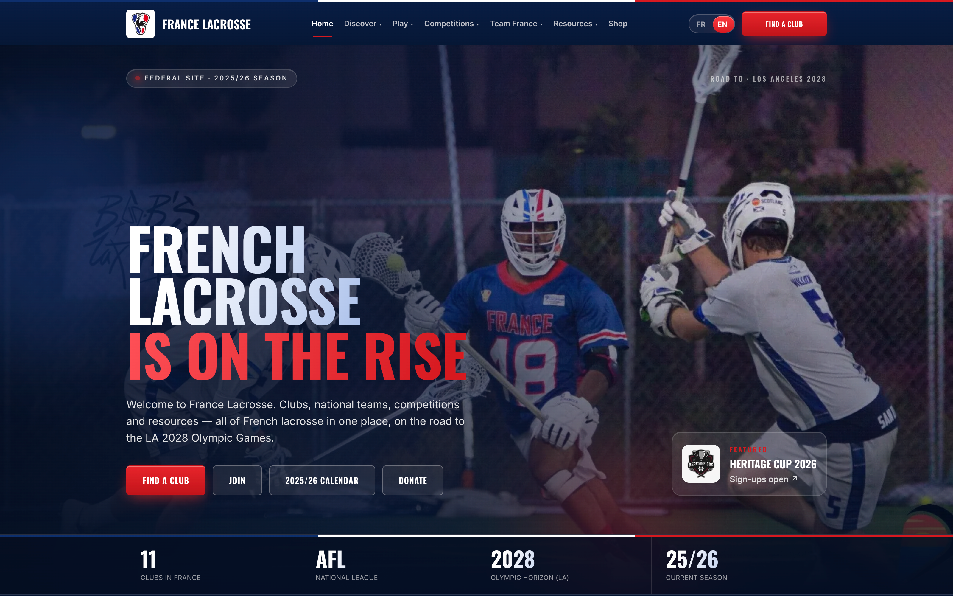 France Lacrosse, cover
